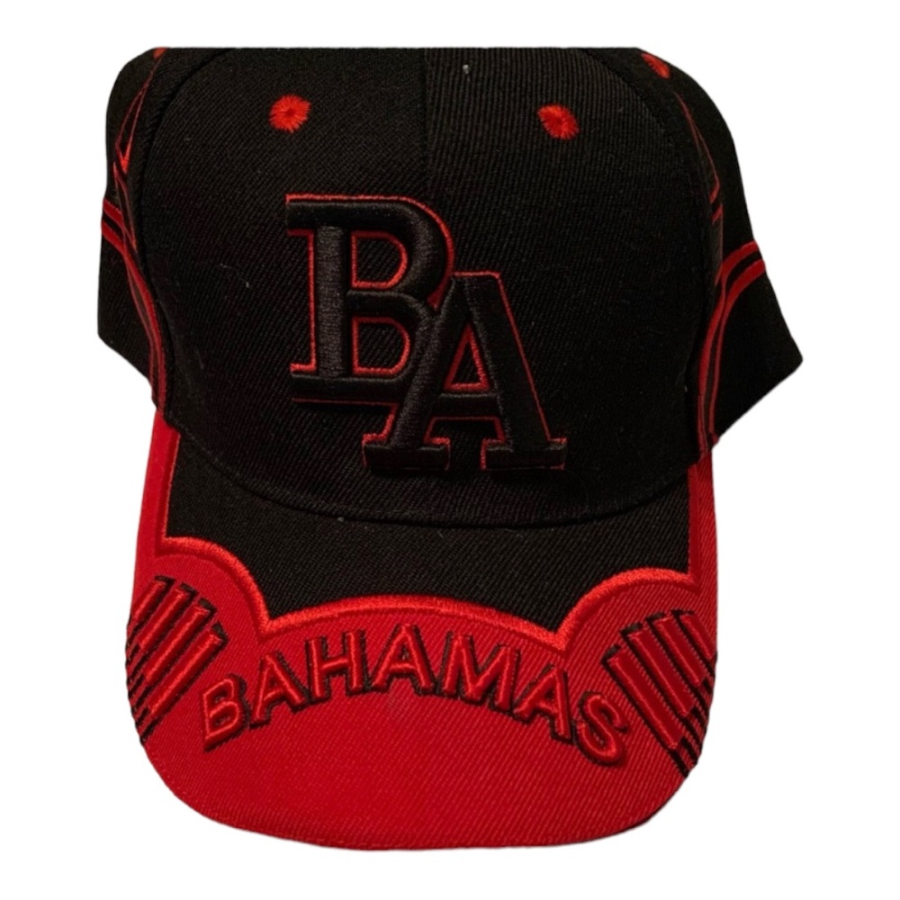 NWOT Black & Red Bahamas Hat